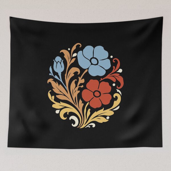 Item preview, Colorful Circular Floral Mandala 0100_1 designed and sold by AhmedHelal24795.
