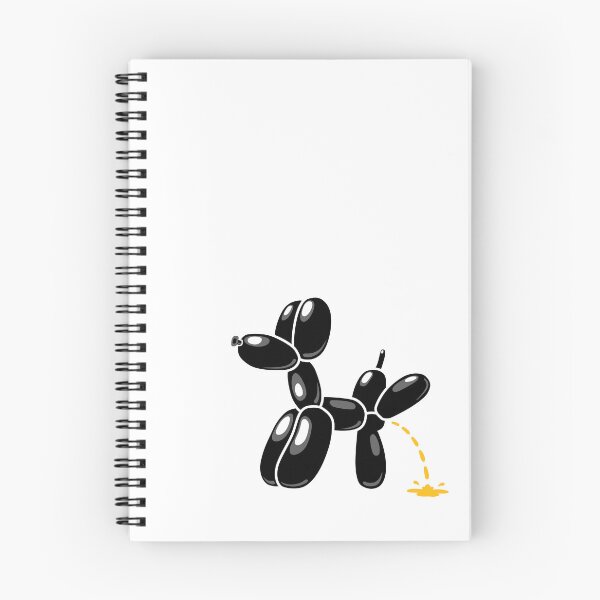 Item preview, Peeing Balloon Dog – Funny Balloon Art designed and sold by zuperelectracat.