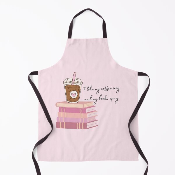 Item preview, I like my coffee icey and my books spicy - bookish humour designed and sold by girlyswantbooks.