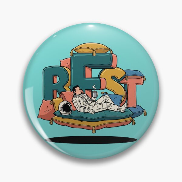 Item preview, Cozy Astronaut Taking A Coffee Break designed and sold by Rare By Hero.