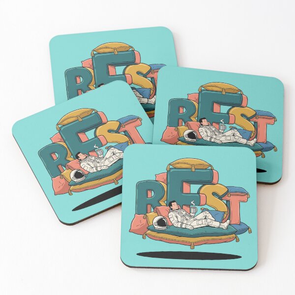 Item preview, Cozy Astronaut Taking A Coffee Break designed and sold by Rare By Hero.