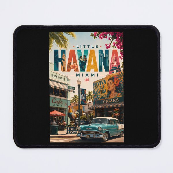 Item preview, Little Havana Miami Calle Ocho Cuban Heritage District Florida designed and sold by DogsanUnicorns.
