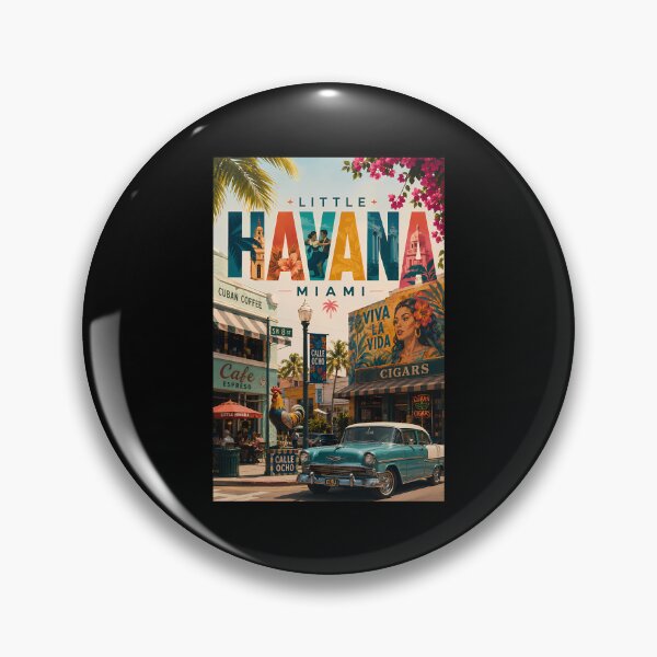 Item preview, Little Havana Miami Calle Ocho Cuban Heritage District Florida designed and sold by DogsanUnicorns.