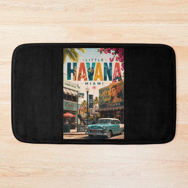 Item preview, Little Havana Miami Calle Ocho Cuban Heritage District Florida designed and sold by DogsanUnicorns.