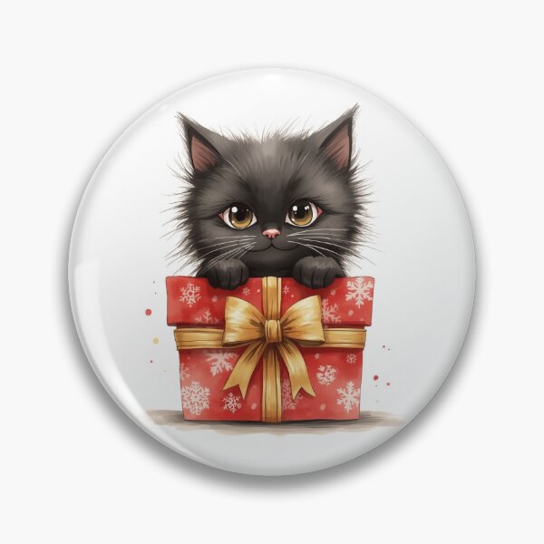 Item preview, Cute Black Fluffy Cat designed and sold by mayatA-rt.