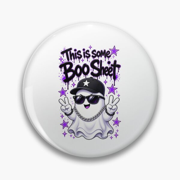Item preview, Funny Ghost Boo Sheet Spooky Character designed and sold by Phantom Hollow.