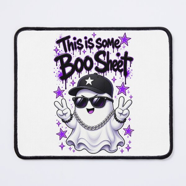 Item preview, Funny Ghost Boo Sheet Spooky Character designed and sold by Phantom Hollow.