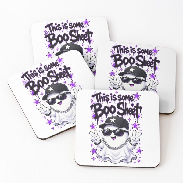 Item preview, Funny Ghost Boo Sheet Spooky Character designed and sold by Phantom Hollow.