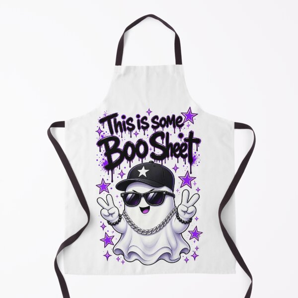 Item preview, Funny Ghost Boo Sheet Spooky Character designed and sold by Phantom Hollow.