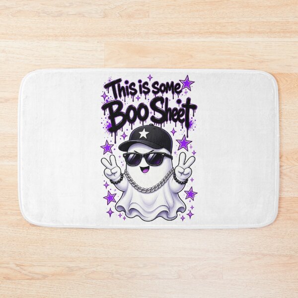 Item preview, Funny Ghost Boo Sheet Spooky Character designed and sold by Phantom Hollow.
