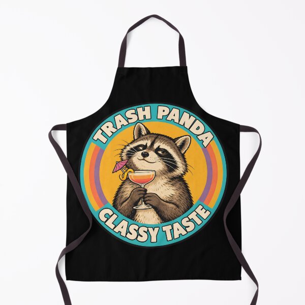 Item preview, Trash Panda Classy Taste Funny Retro designed and sold by MagicTheDog.