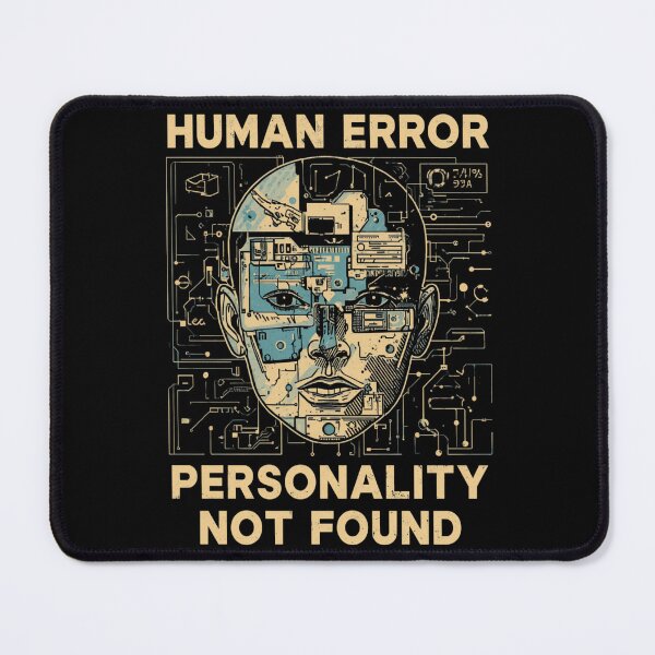 Item preview, Human AI Humor Personality Not Found designed and sold by ChicTrendz.