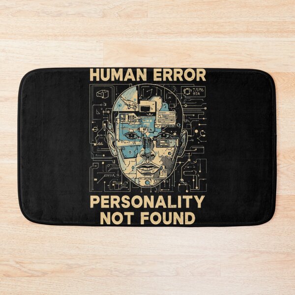 Item preview, Human AI Humor Personality Not Found designed and sold by ChicTrendz.