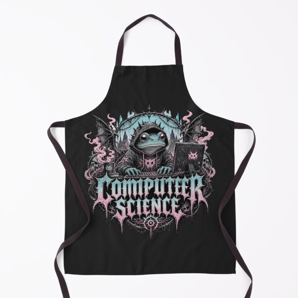 Item preview, Computer Science Frog Gothic Death Metal T-Shirt | Funny Cyber Goth Programmer Pastel Goth Toad Laptop CS Major Gift designed and sold by illeN-Art-World.