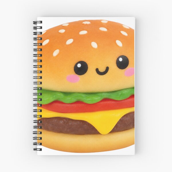 Item preview, Kawaii Burger Squishy Cute Happy Face Toy designed and sold by DofinaSur.
