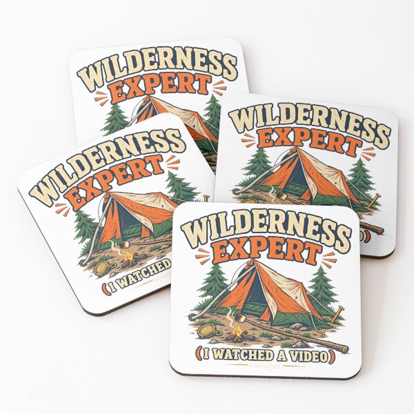 Item preview, Wilderness Expert Funny Camping Humo designed and sold by WakeUpByLP.