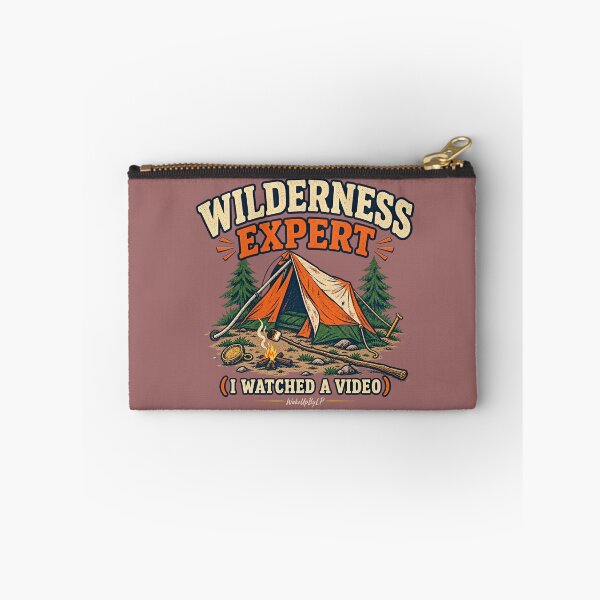 Item preview, Wilderness Expert Funny Camping Humo designed and sold by WakeUpByLP.