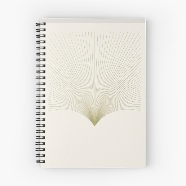 Item preview, Radial Arc Fan | Minimalist Gold and Sage Geometric Print  designed and sold by Zaramodo.