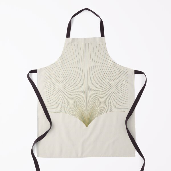 Item preview, Radial Arc Fan | Minimalist Gold and Sage Geometric Print  designed and sold by Zaramodo.