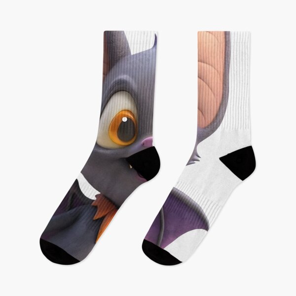 Item preview, Cute Cartoon Bat with Big Orange Eyes Funny Halloween Character designed and sold by Kruti Collection.