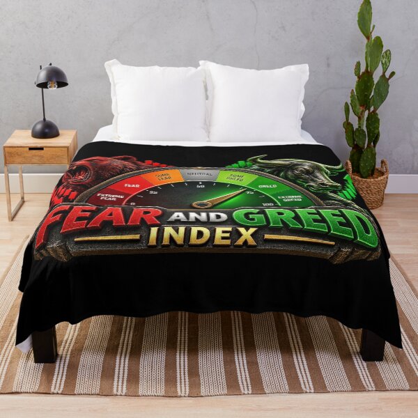 Item preview, Fear and Greed Index Stock Market Bull Bear designed and sold by NOVYXEL.