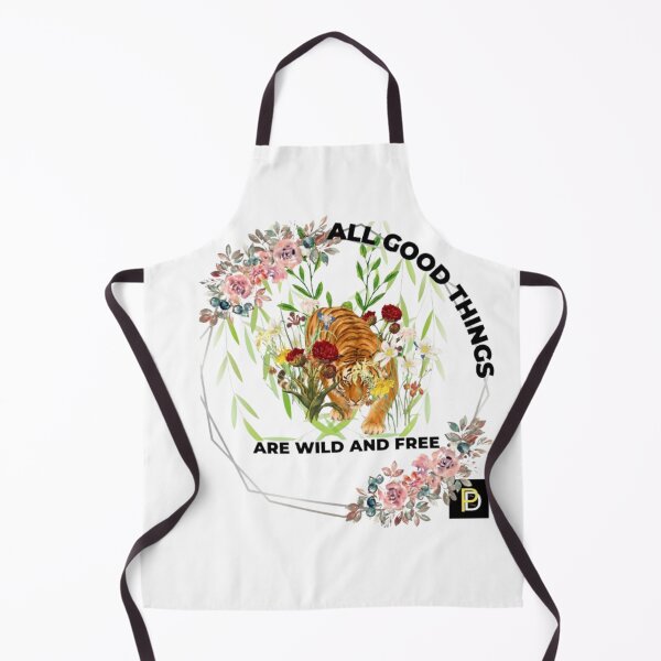 Item preview, All Good Things Are Wild And Free Tiger Floral Aesthetic designed and sold by SMinimalist613.