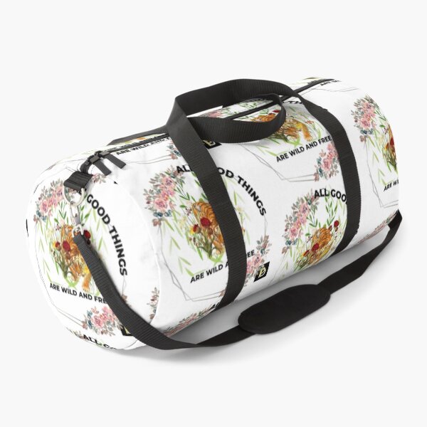 Item preview, All Good Things Are Wild And Free Tiger Floral Aesthetic designed and sold by SMinimalist613.