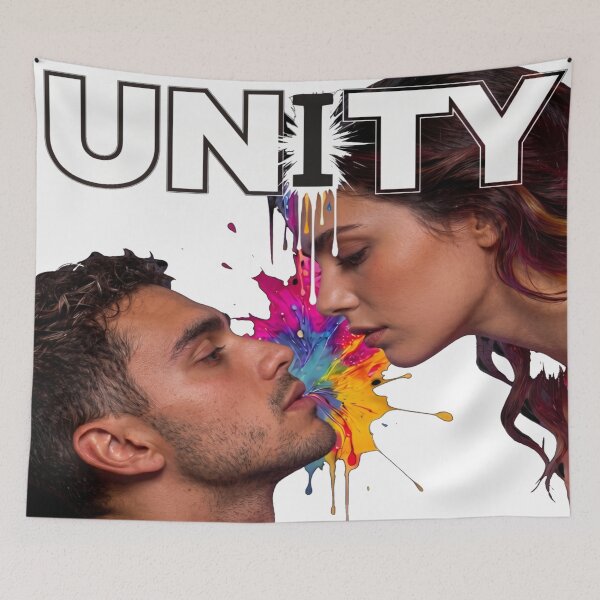 Item preview, UNITY - Romantic Paint Splash Lovers & Typo Art designed and sold by DesignStudio-JM.