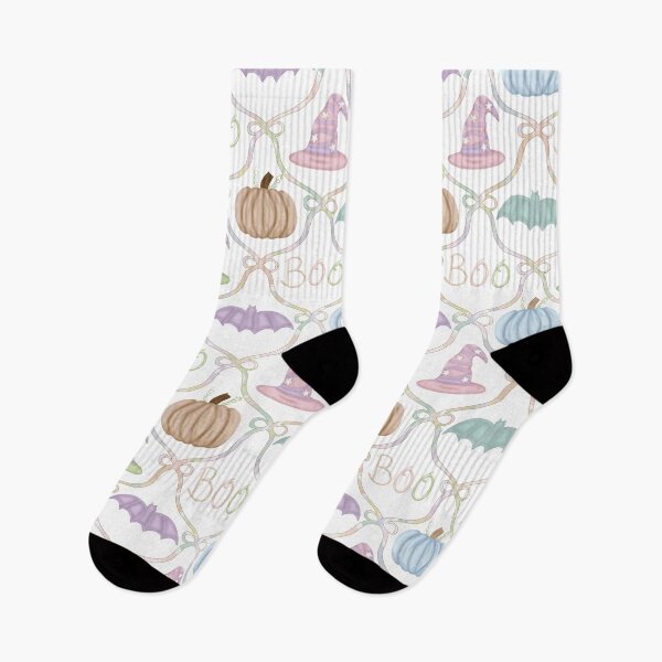 Item preview, Pastel Halloween Collection- Pumpkins, Witches Hats and Bats designed and sold by Purposely Designed.