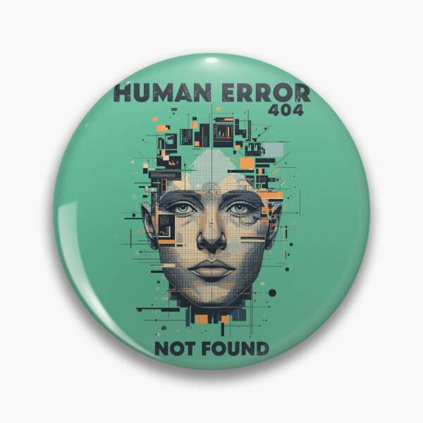 Item preview, Retro Computer Human Error 404 designed and sold by ChicTrendz.