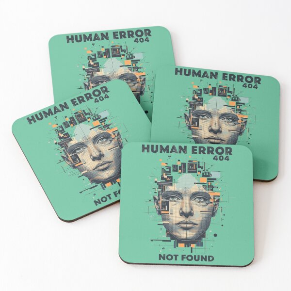 Item preview, Retro Computer Human Error 404 designed and sold by ChicTrendz.