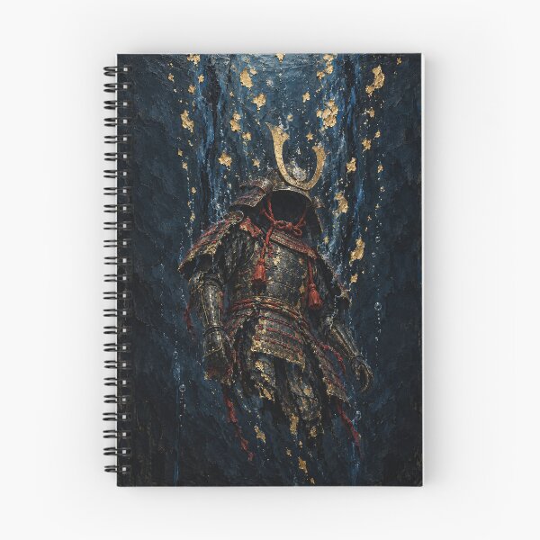 Item preview, Faceless Samurai in Black Armor Against Deep Blue designed and sold by MouradStudio.