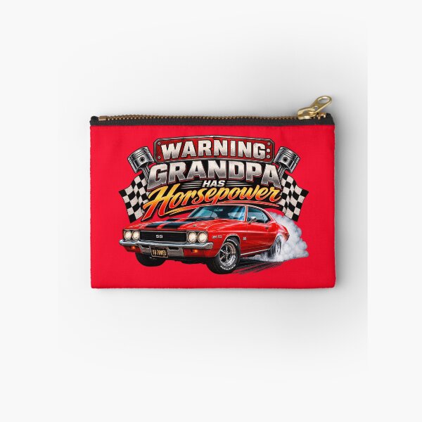 Item preview, Warning: Grandpa Has Horsepower Muscle Car designed and sold by TZehrfeldPhotos.