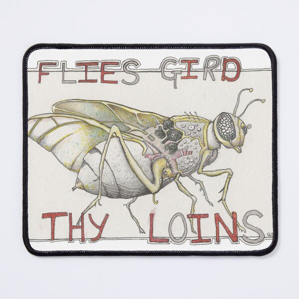 Item preview, Flies Gird Thy Loins designed and sold by goldilockszone.
