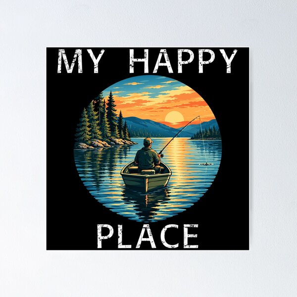 Item preview, My Happy Place (with White Lettering) designed and sold by VelvetRoom.