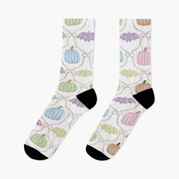 Item preview, Pastel Halloween Collection with Pastel Ribbon- Pumpkins, and Bats Design designed and sold by Purposely Designed.