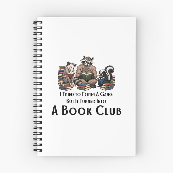 Item preview, I Tried to Form A Gang But It Turned Into A Book Club designed and sold by KashaDesign.