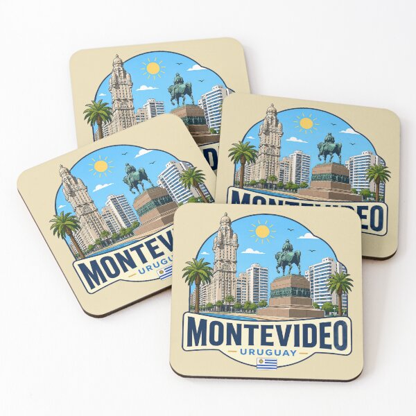 Item preview, Montevideo, Uruguay Cityscape designed and sold by Myra365Art.