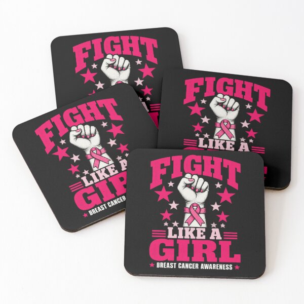 Item preview, Fight Like a Girl Breast Cancer Warrior Pink Ribbon  designed and sold by Uglyandcute.