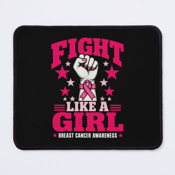 Item preview, Fight Like a Girl Breast Cancer Warrior Pink Ribbon  designed and sold by Uglyandcute.