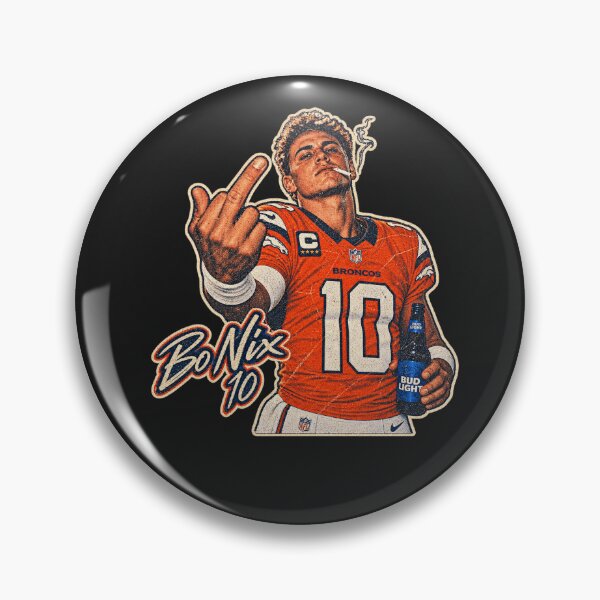 Item preview, Bo Nix Denver Broncos Flipping the Bird designed and sold by justsomeweird.