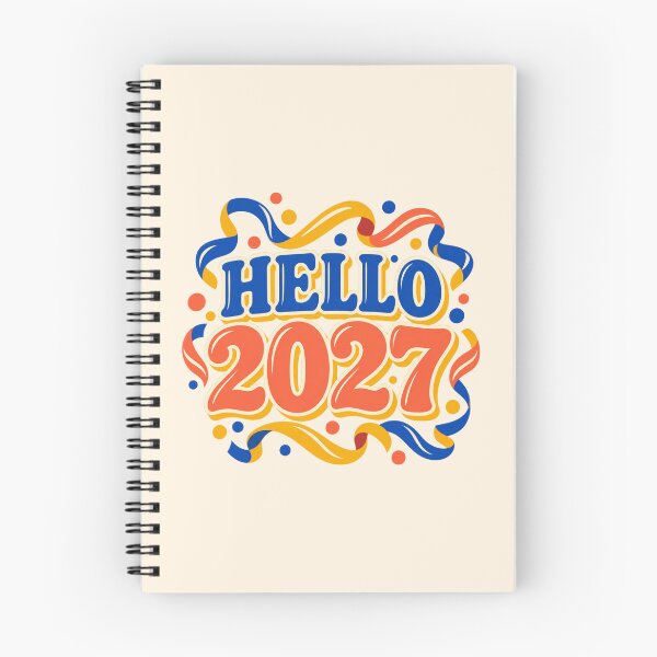 Item preview, Hello 2027 Retro New Year Celebration Design designed and sold by MostafaShirt89.