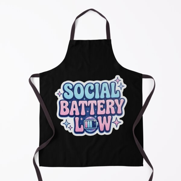 Item preview,  Social Battery Low Y2K Bubble Letter Pink Sticker designed and sold by Barkashow.