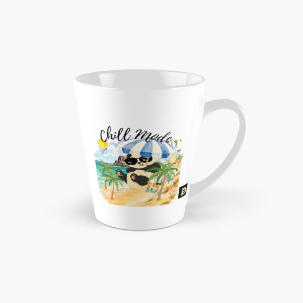 Item preview, Chill Mode Cute Panda Beach Vacation Summer Aesthetic designed and sold by SMinimalist613.