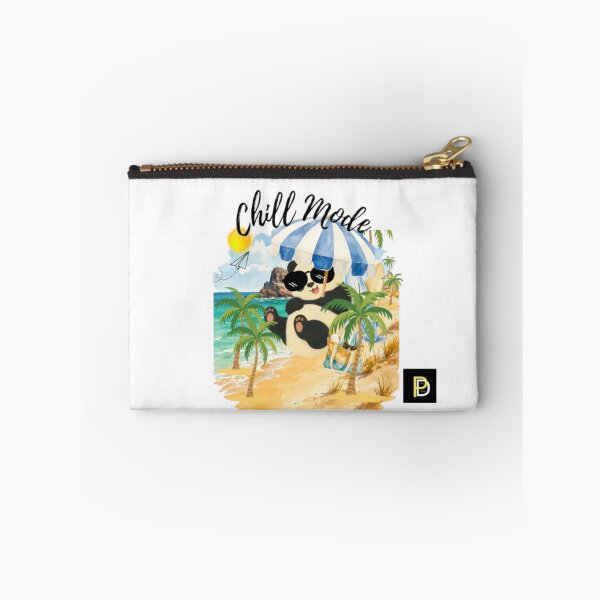 Item preview, Chill Mode Cute Panda Beach Vacation Summer Aesthetic designed and sold by SMinimalist613.