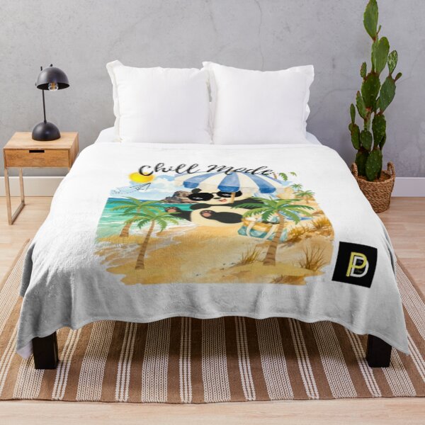 Item preview, Chill Mode Cute Panda Beach Vacation Summer Aesthetic designed and sold by SMinimalist613.