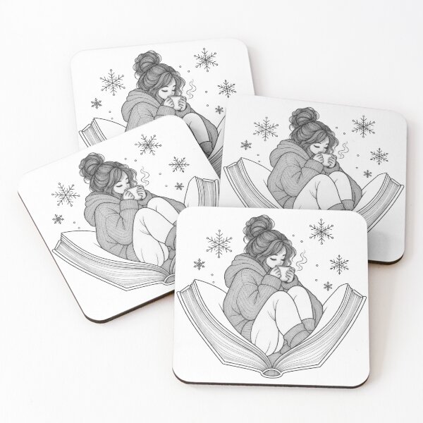 Item preview, Cozy Reading Winter Book Lover designed and sold by FUIRY .