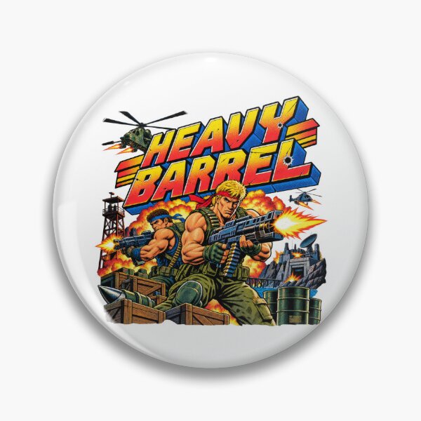 Item preview, Heavy Barrel – Retro Arcade Action designed and sold by DopeyRobot.