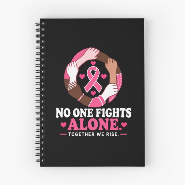 Item preview, No One Fights Alone Breast Cancer Support Pink Ribbon designed and sold by Uglyandcute.