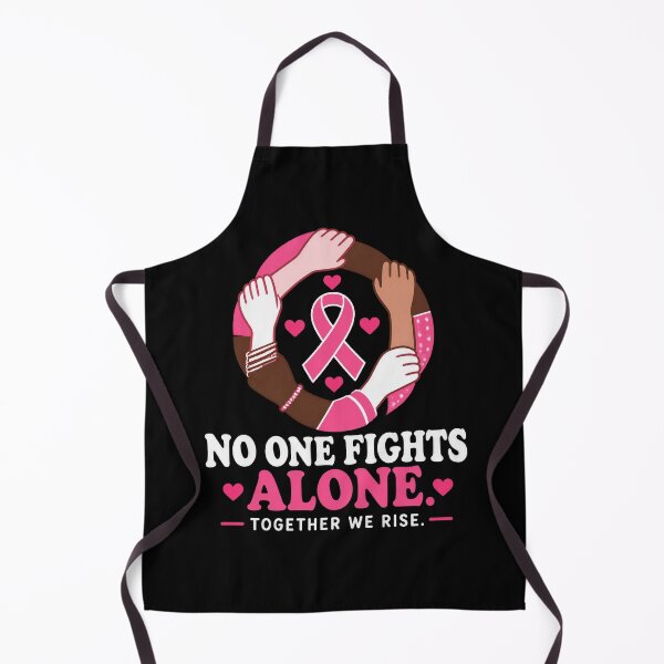 Item preview, No One Fights Alone Breast Cancer Support Pink Ribbon designed and sold by Uglyandcute.